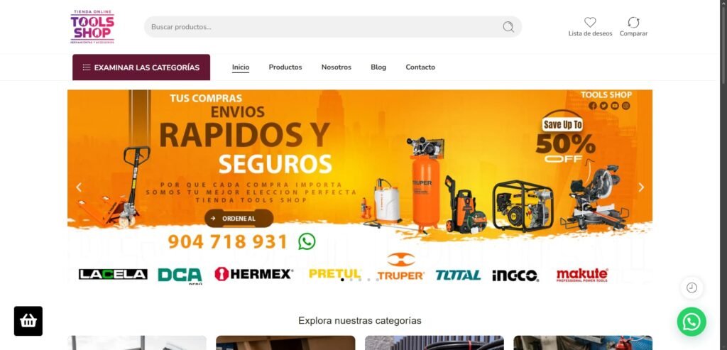 Tools Shop _ Herramientas Y Accesorios De Calidad